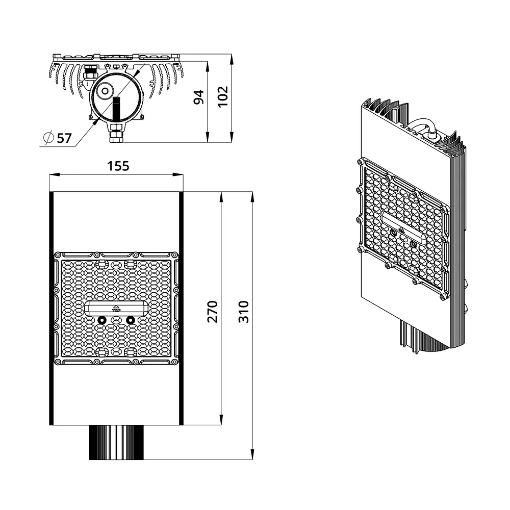 Highway v2 ML 80 (3G) CRI70 3000К 155х70°
