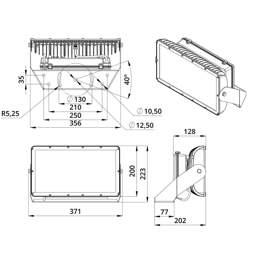 Project XVO Optima 200 CRI70 3000К 50°