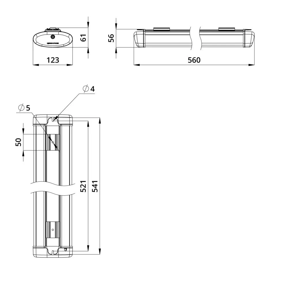 ISV Prom Lite 20 500мм CRI80 4000К Опал