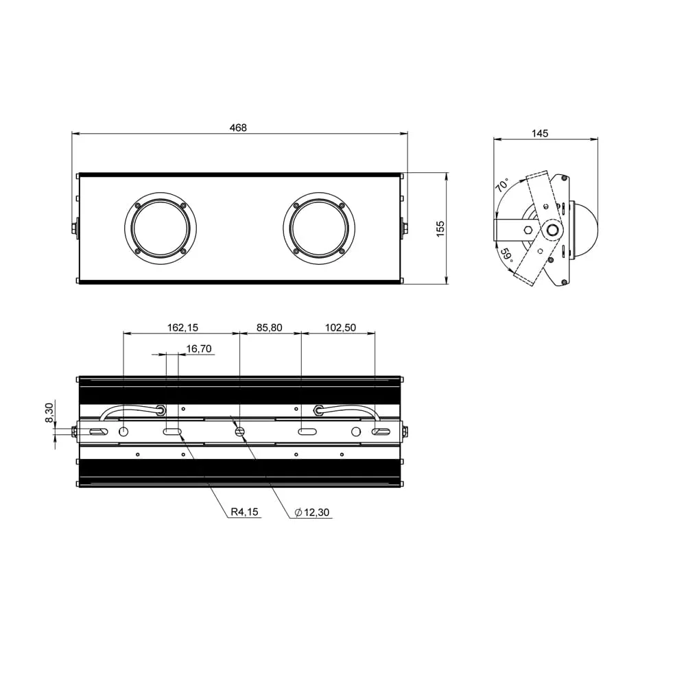 Project v2 100 CRI70 4500К 45°