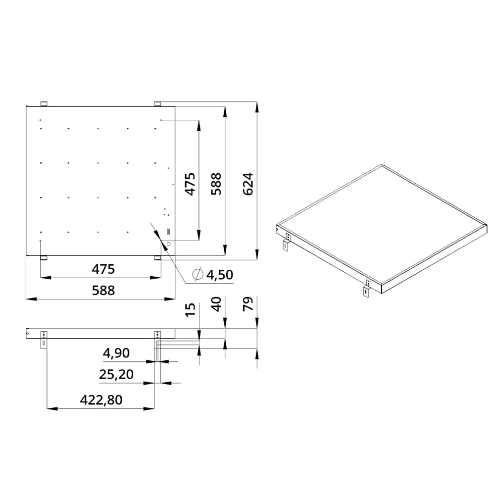 Griliato 30 IP30 CRI80 3000К Микропризма