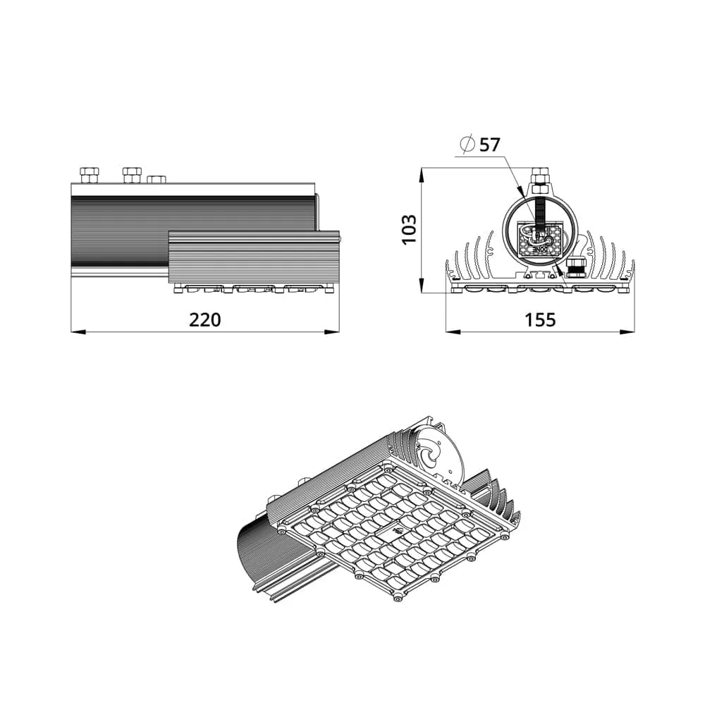 Highway v2 ML 50 (2G) CRI70 3000К 135х55°