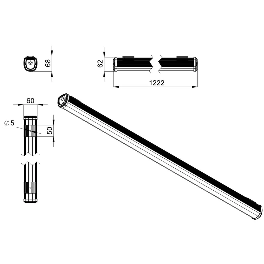 Promline Optima 32 1200мм MAX CRI70 5000К Опал
