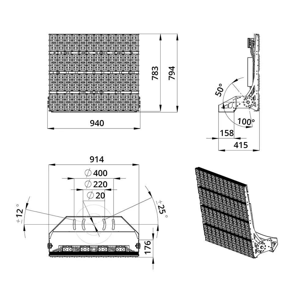 Plaza S 2000 CRI70 3000К 130х30°