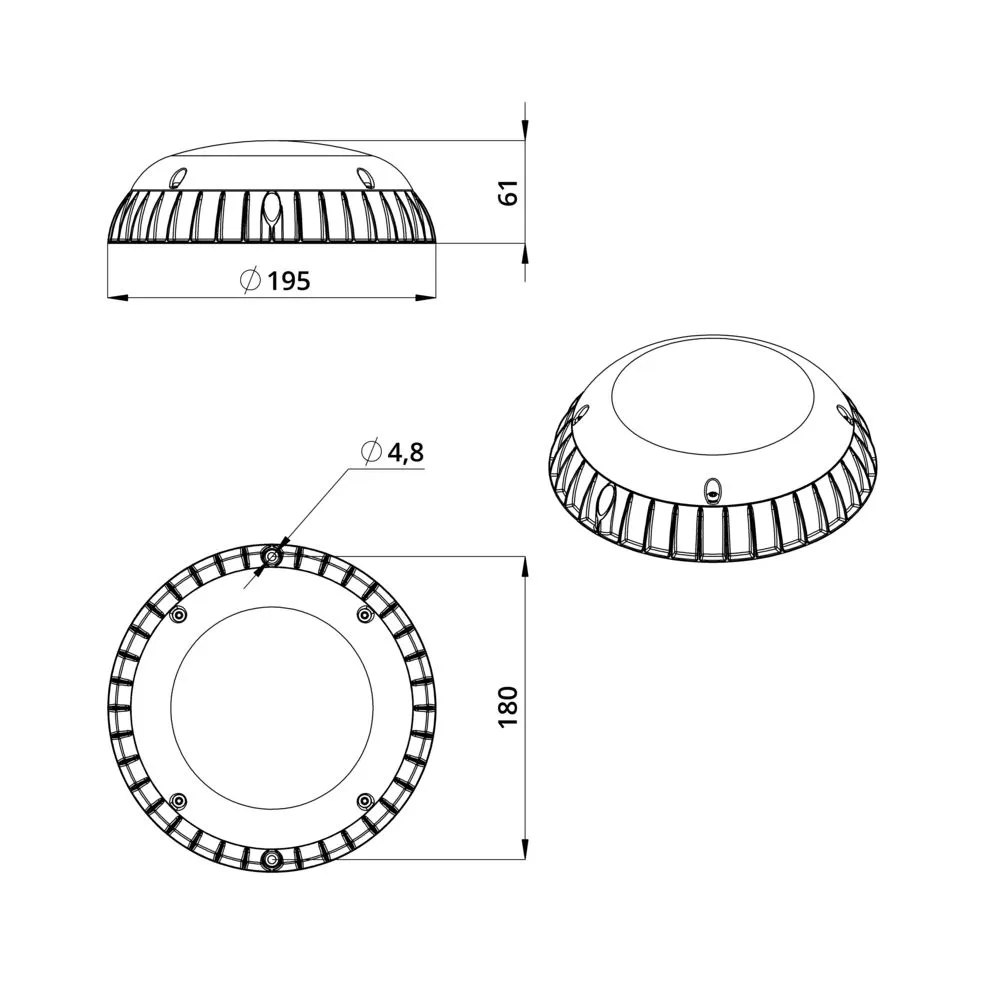 Tanos Neo Ал 18 IP54 CRI70 5000К Призма