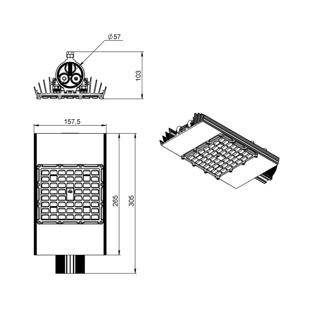 Highway v2 ML 100 (3G) CRI70 3000К 135х55°