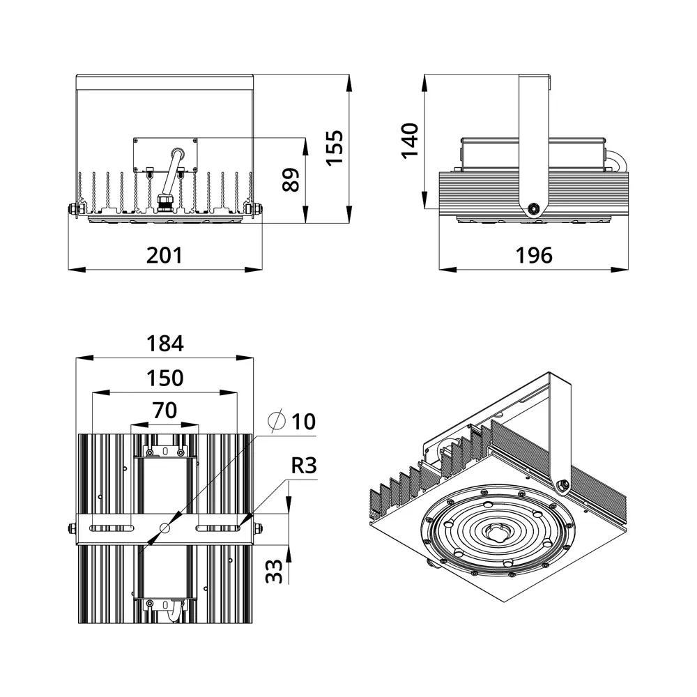 Project DMA 100 CRI70 5000К 60°