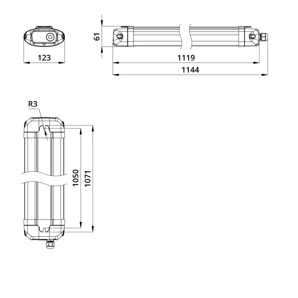 ISV Prom Neo 40 1000мм CRI70 3000К Опал