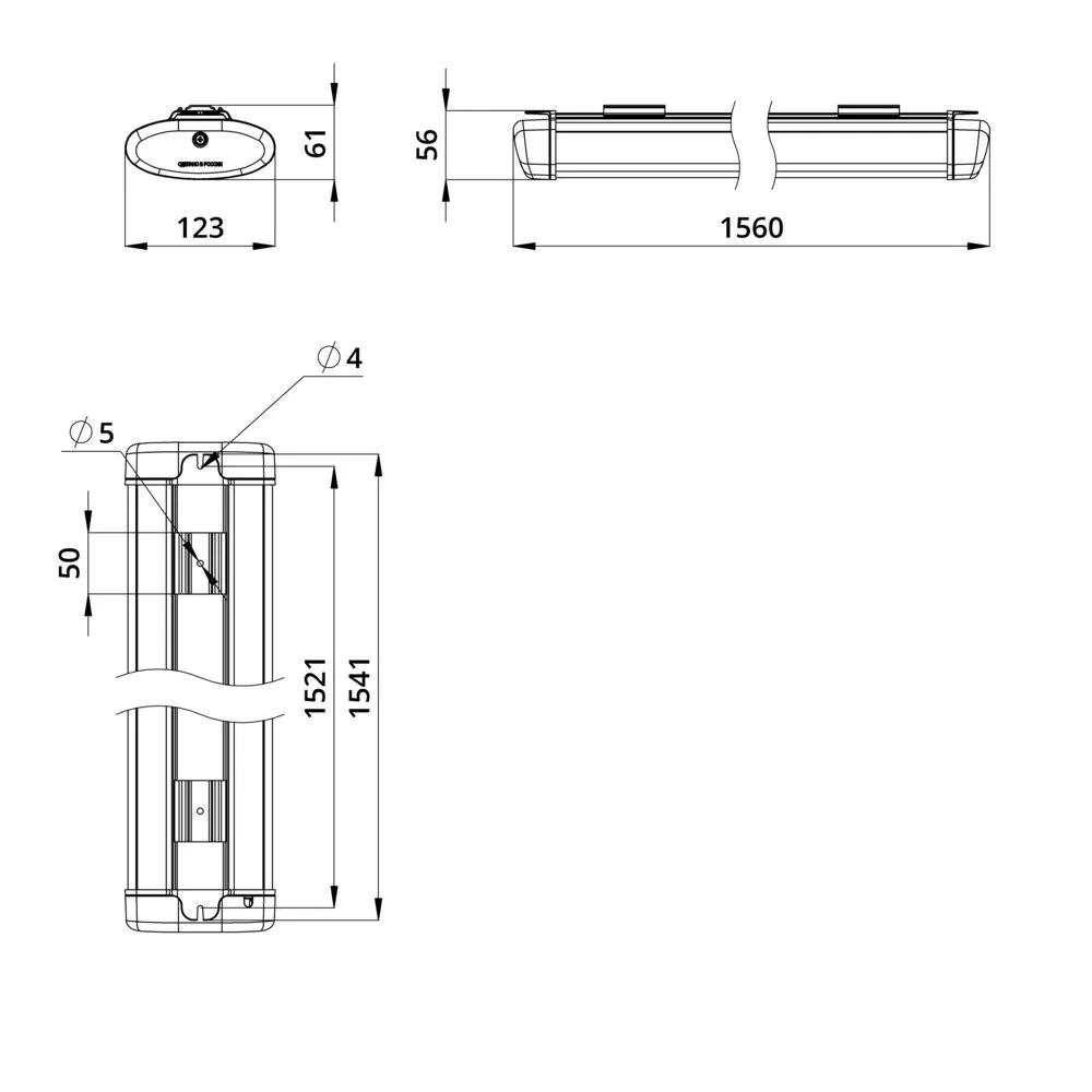ISV Prom Lite 45 1500мм CRI70 4000К Опал