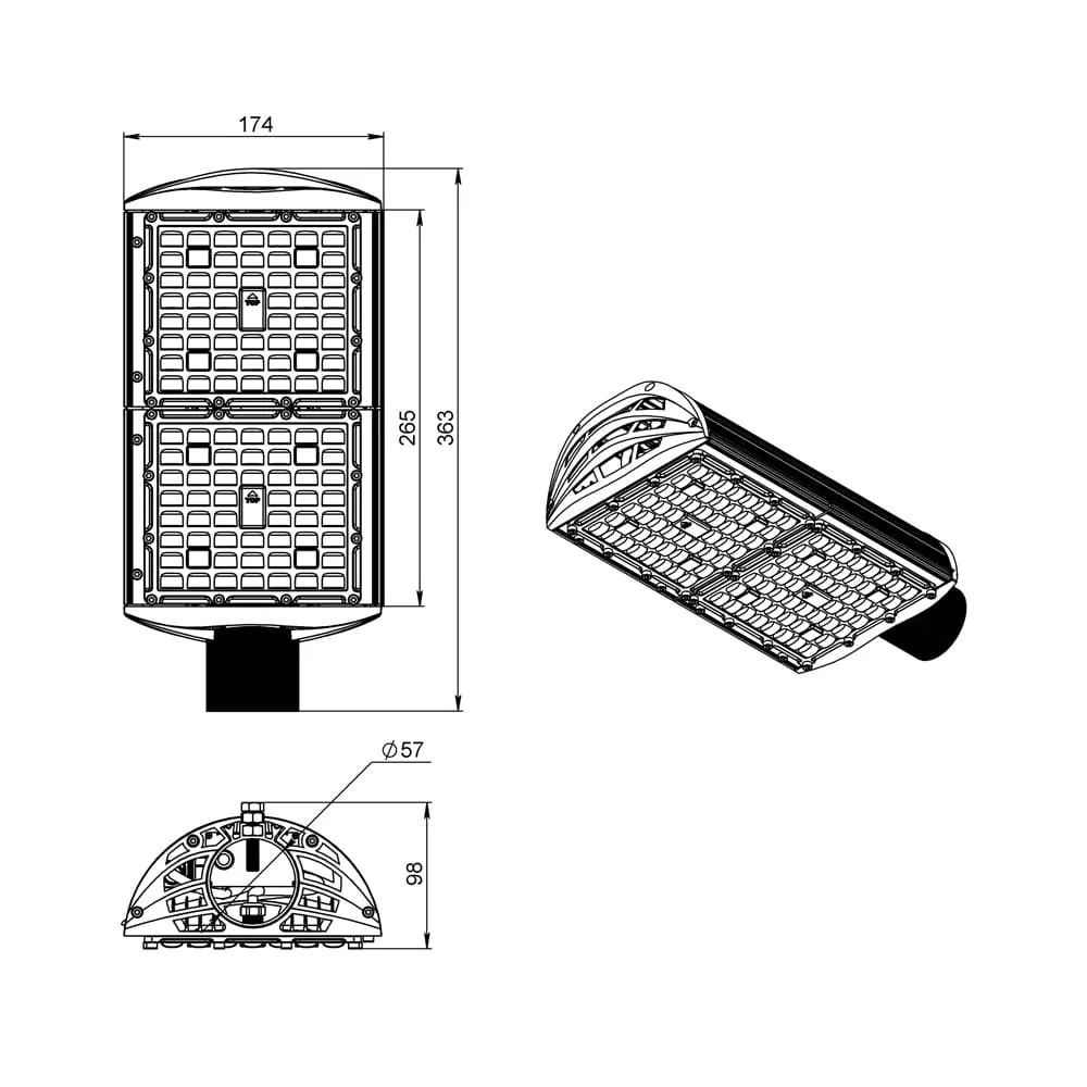 Highway v3 ML 80 MAX CRI70 3000К 135х55°