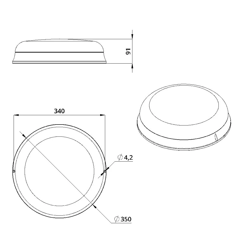Tanos Neo L 25 IP54 CRI80 5000К Опал