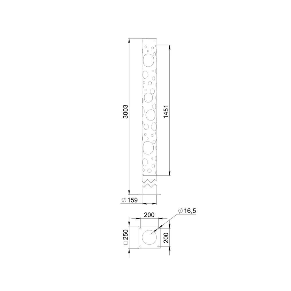 TD 50 3000/1500мм Circles CRI80 3000К