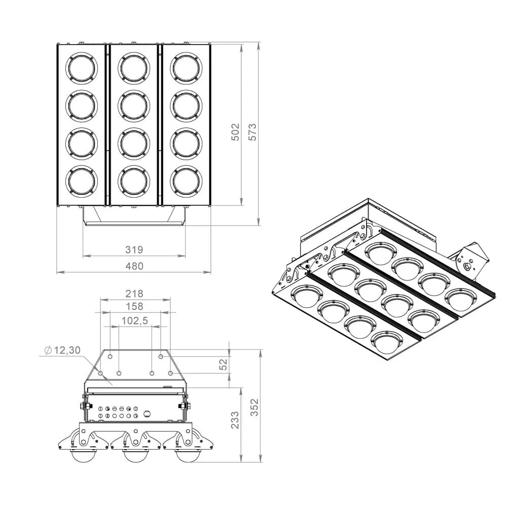 Plaza v2 600 CRI70 3000К 140х85°
