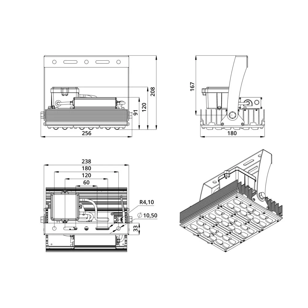 Project SVO 80 CRI70 4000К 130х30°