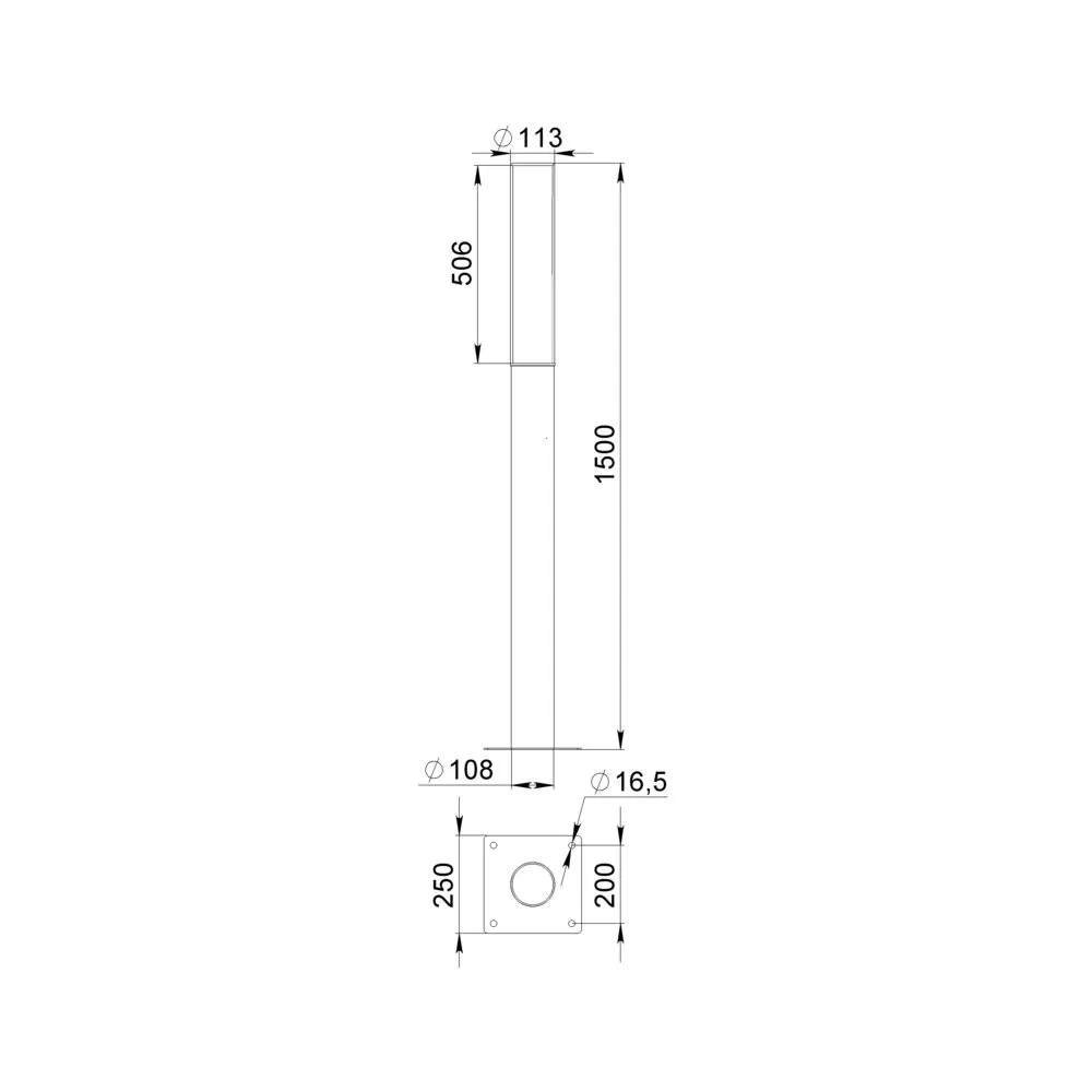 Tall 15 S 1500/500мм CRI80 4000К