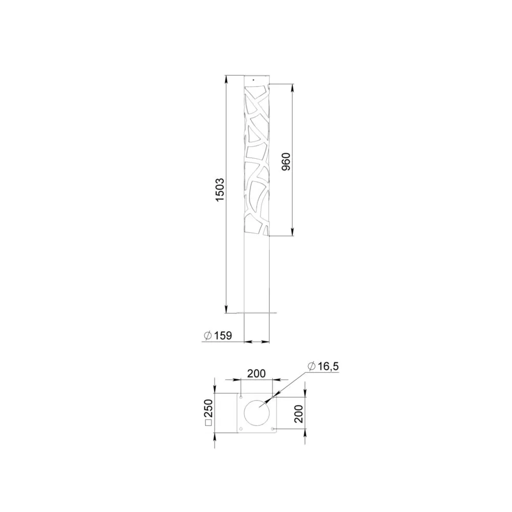 TD 30 1500/1000мм Turn CRI80 4000К