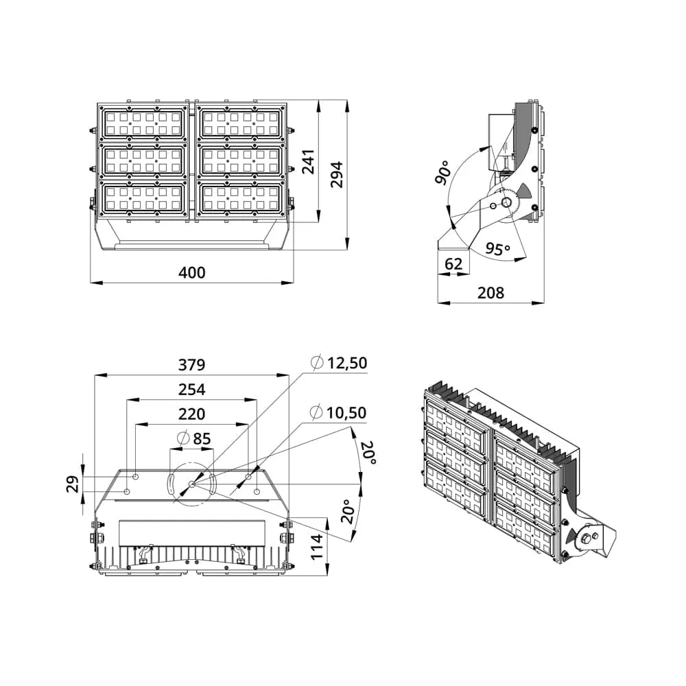 Project SVO 200 CRI70 3000К 60°