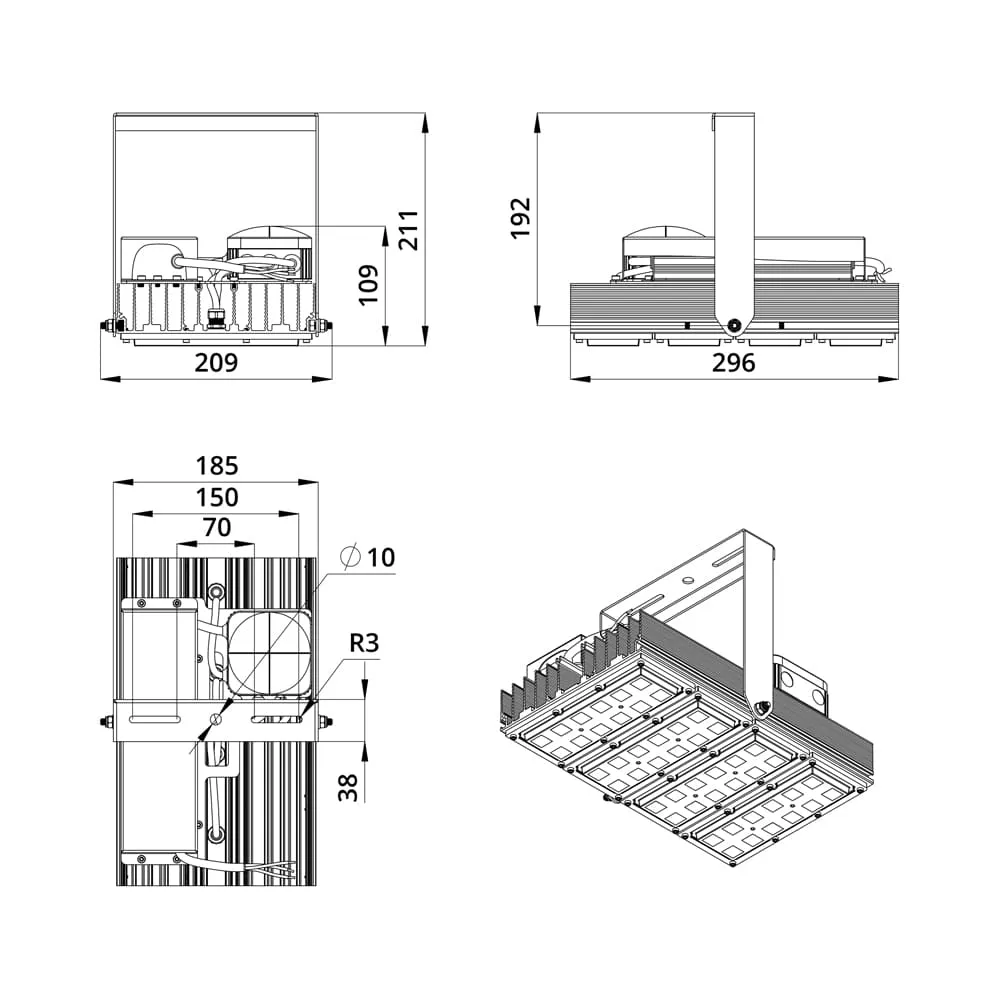 Project SVO 120 CRI70 3000К 90°