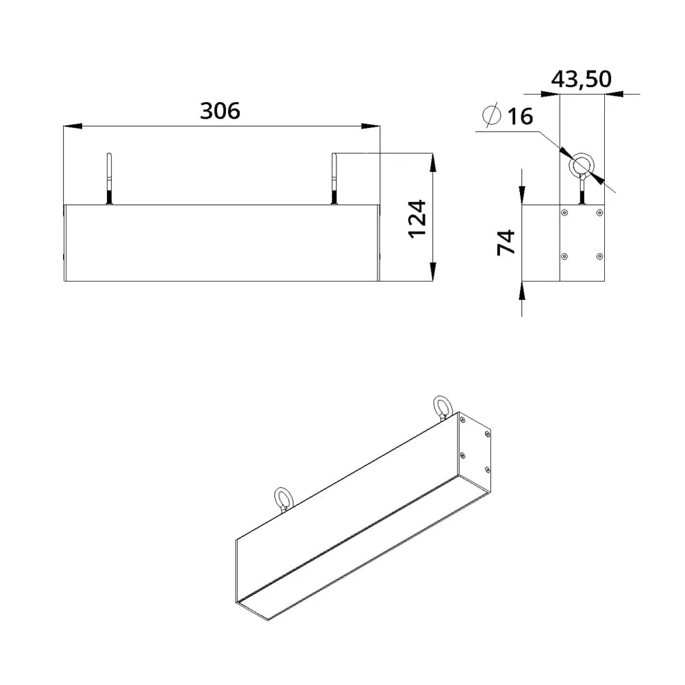 Style 10 300мм S CRI80 4000К Опал
