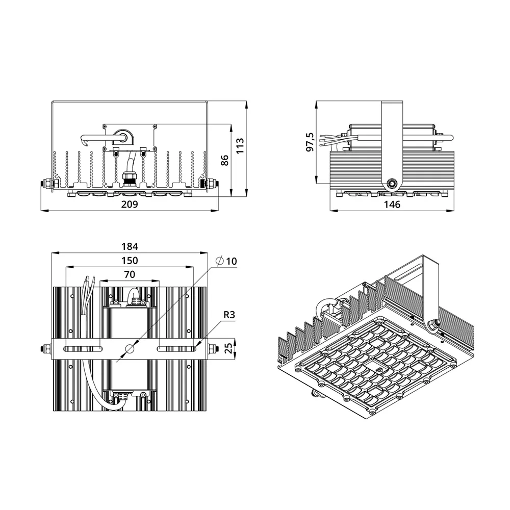 Project SVO 40 CRI70 5000К 135х55°