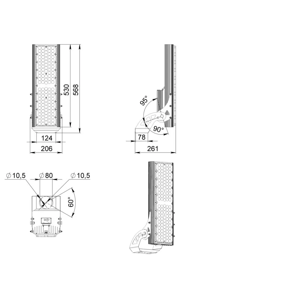 Plaza 200 L V CRI80 5000К 40°