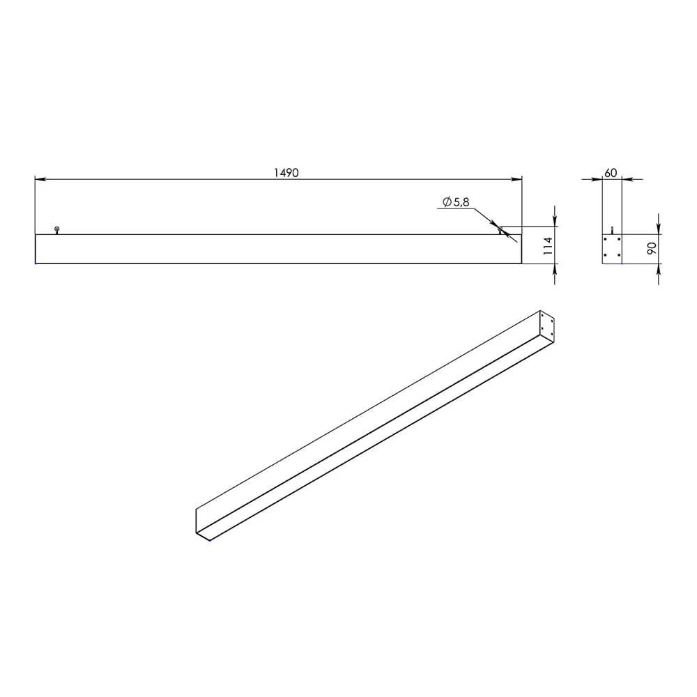 Style 30 1500мм M CRI80 5000К Опал
