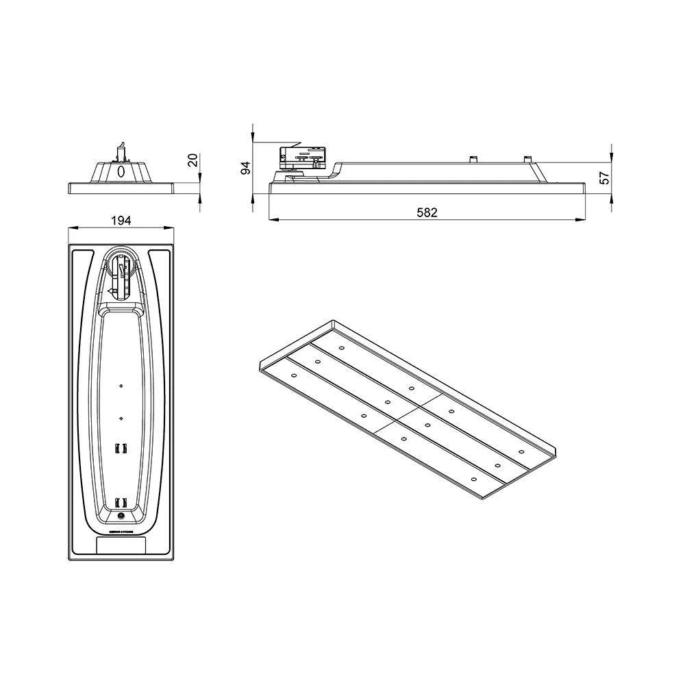 Markt Plan 50 CRI80 5000К 30х90° Трековый шинопровод