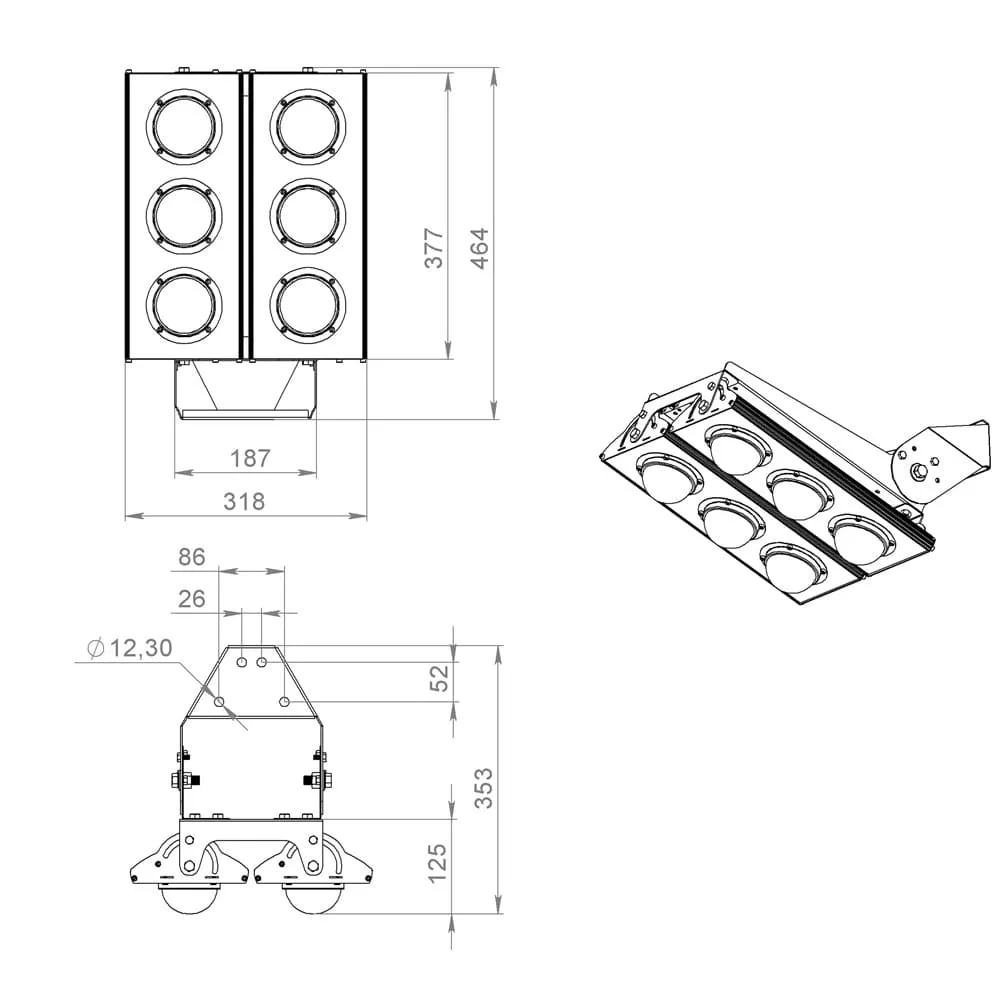 Plaza v2 300 CRI70 3000К 45°