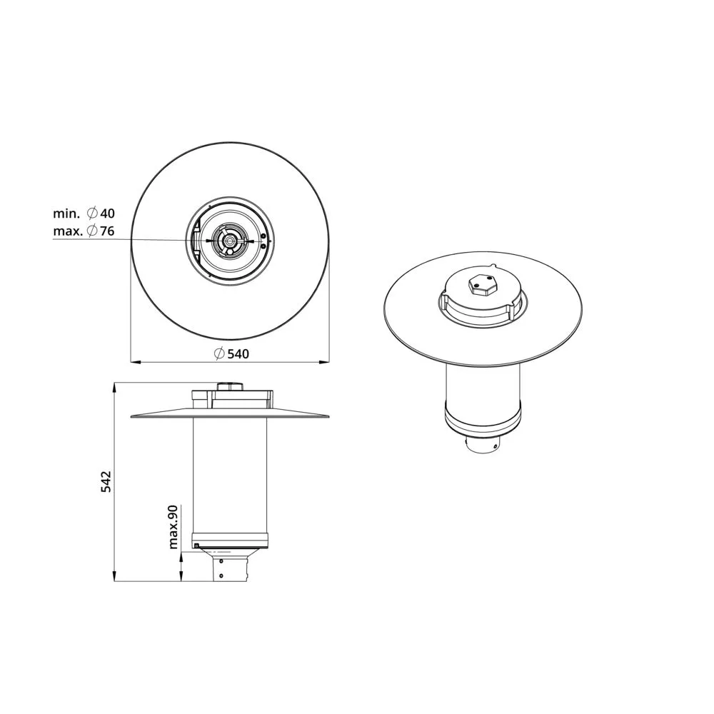 Shaft 40 5000К 150°