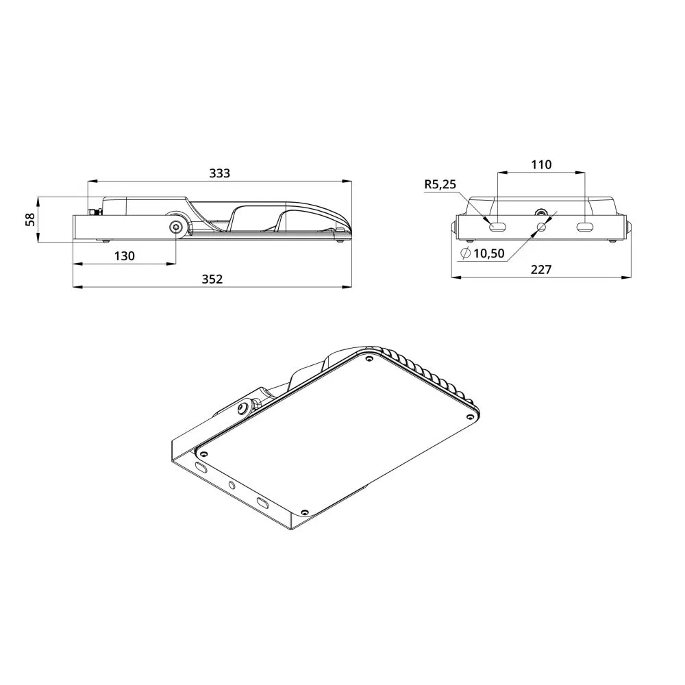 Project DF 30 CRI70 5000К 100х30°