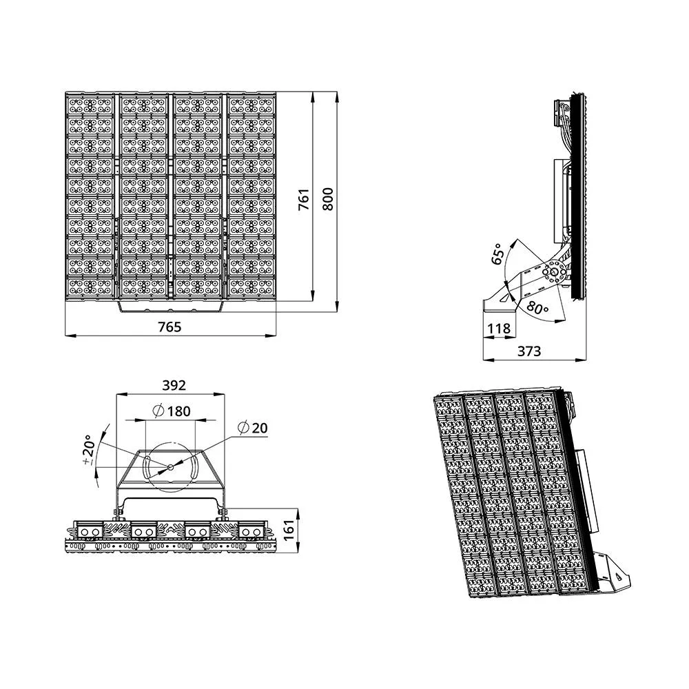 Plaza S 1600 CRI70 5000К 60°