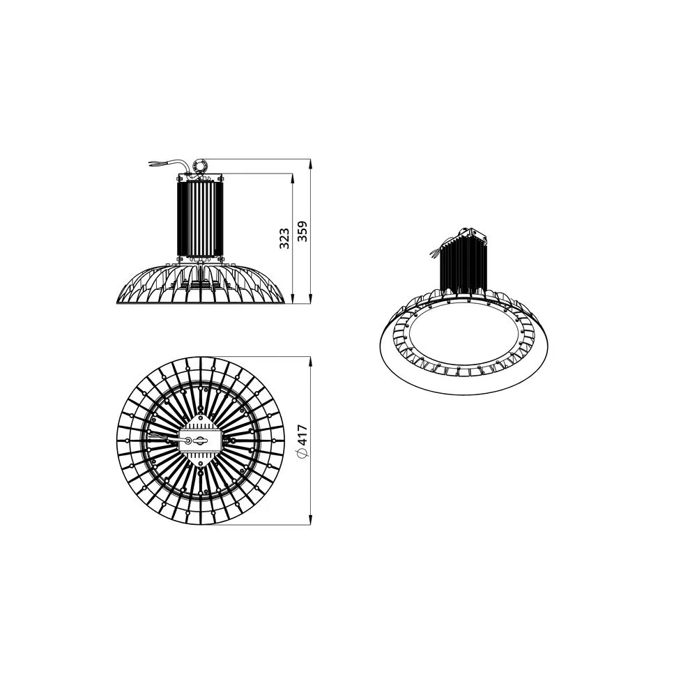 NEO Termal + 150 L CRI70 5000К 120° Закаленное стекло