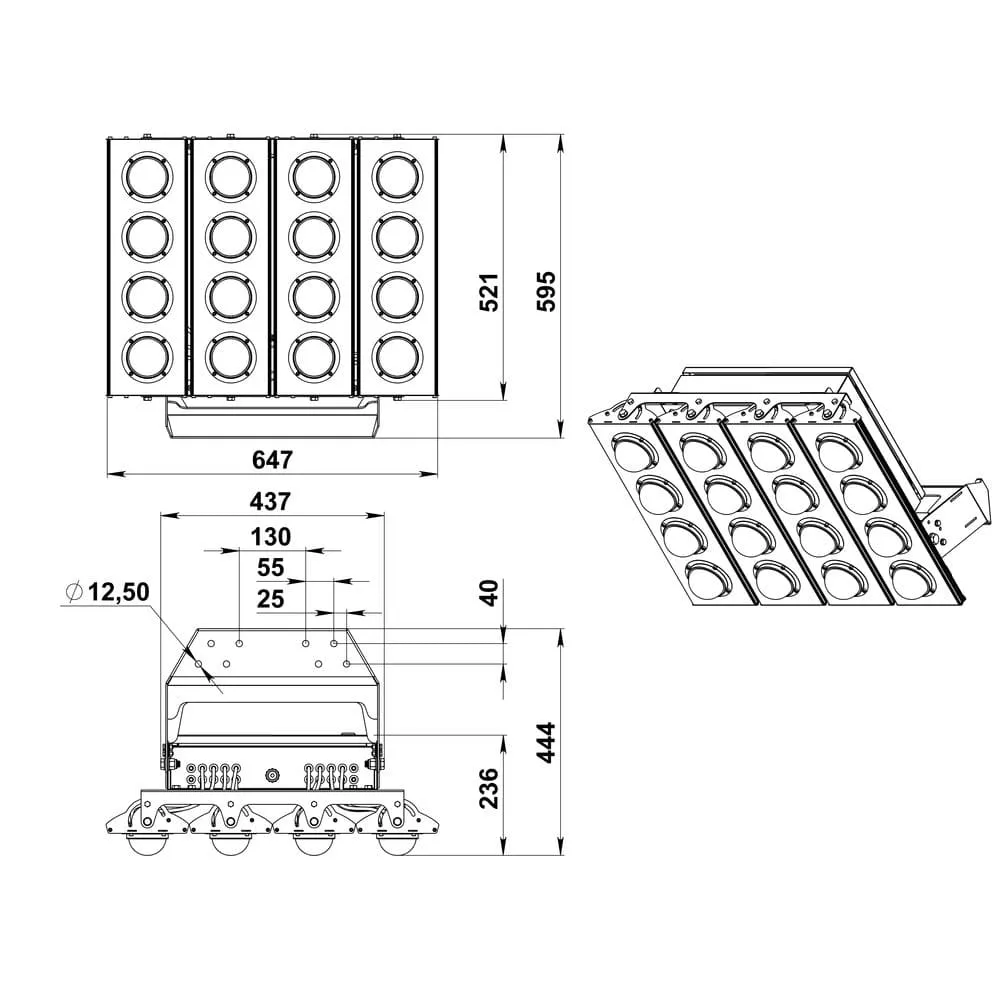 Plaza v2 800 CRI70 6500К 130х30°