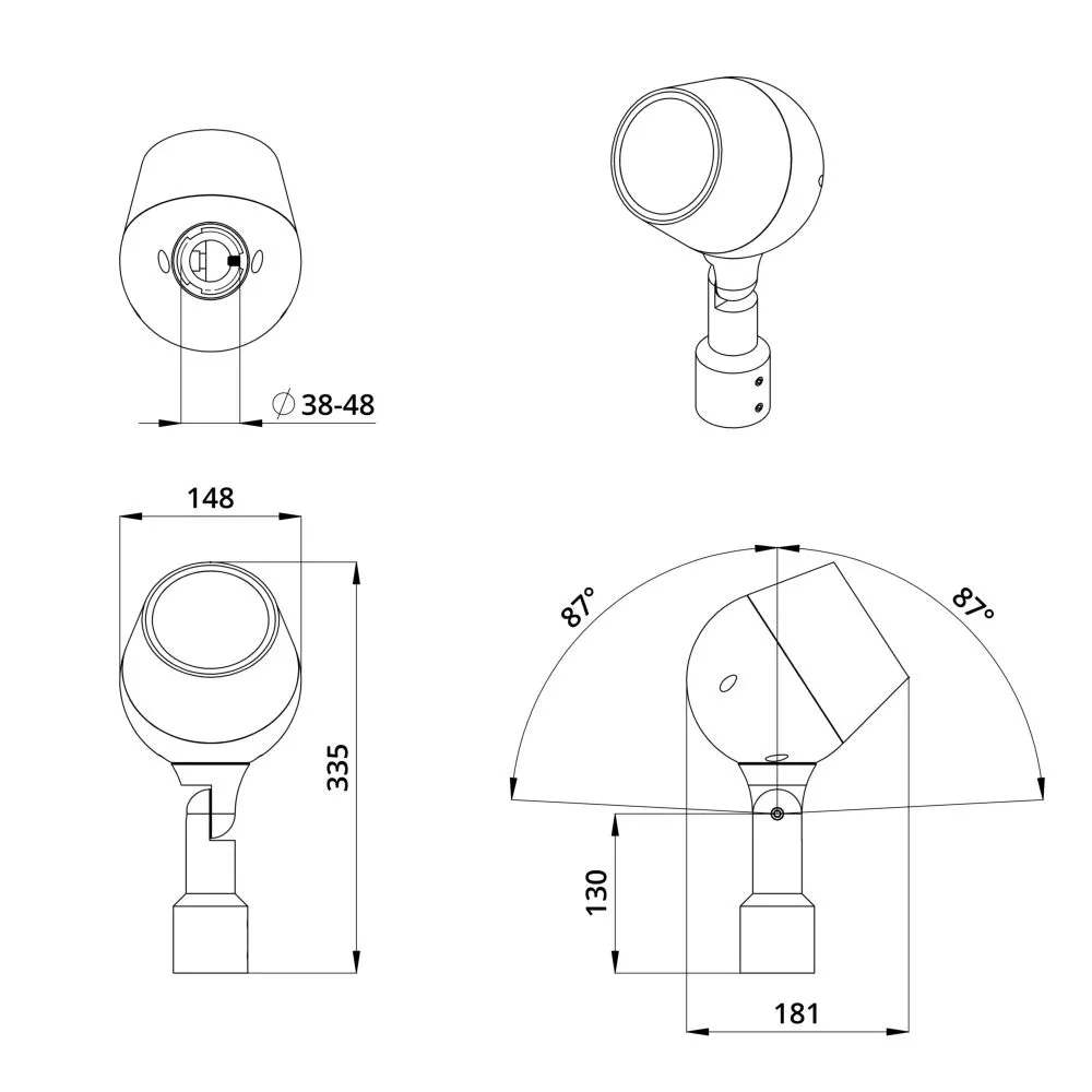 Shell 20 S CRI70 5000К 10х65° Консоль