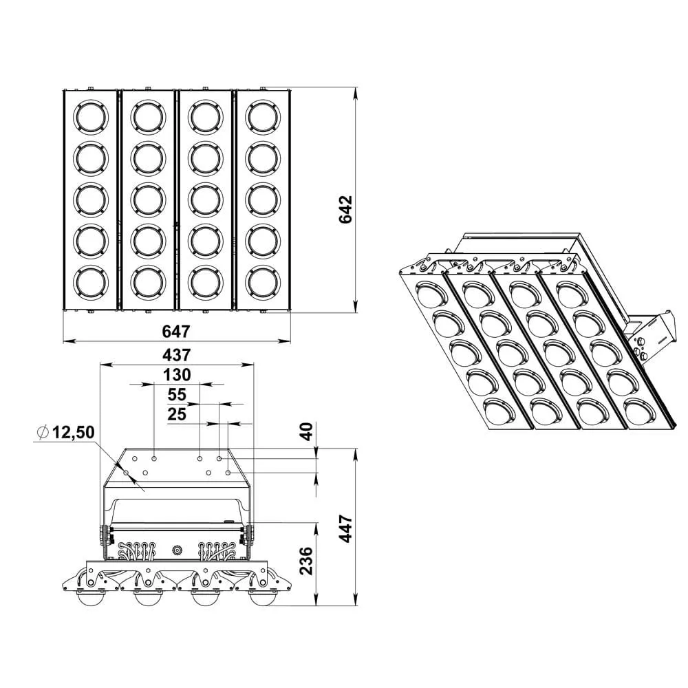 Plaza v2 1000 CRI70 6500К 120°