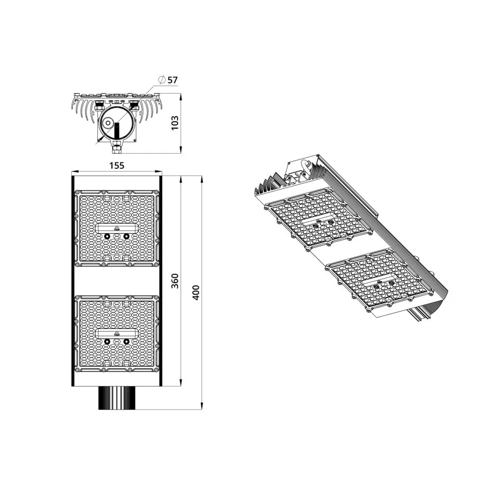 Highway v2 ML 120 MAX CRI70 3000К 155х70°