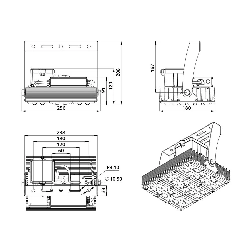 Project SVO 80 CRI90 5700К 100х30°