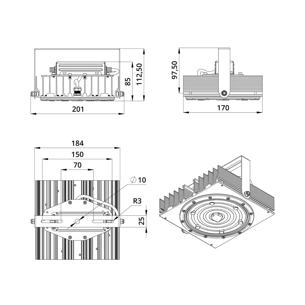 Project DMA 40 (3G) CRI70 4000К 90°