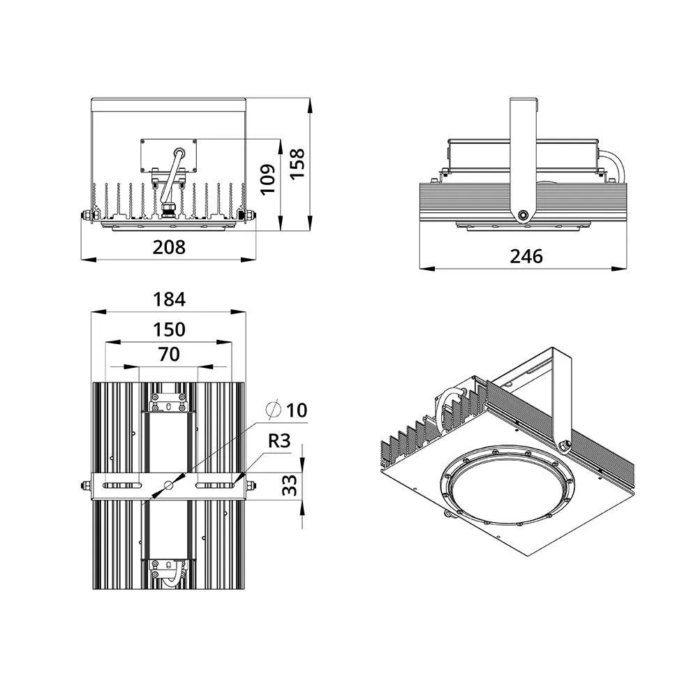 Project DMA 120 CRI70 5000К 20°