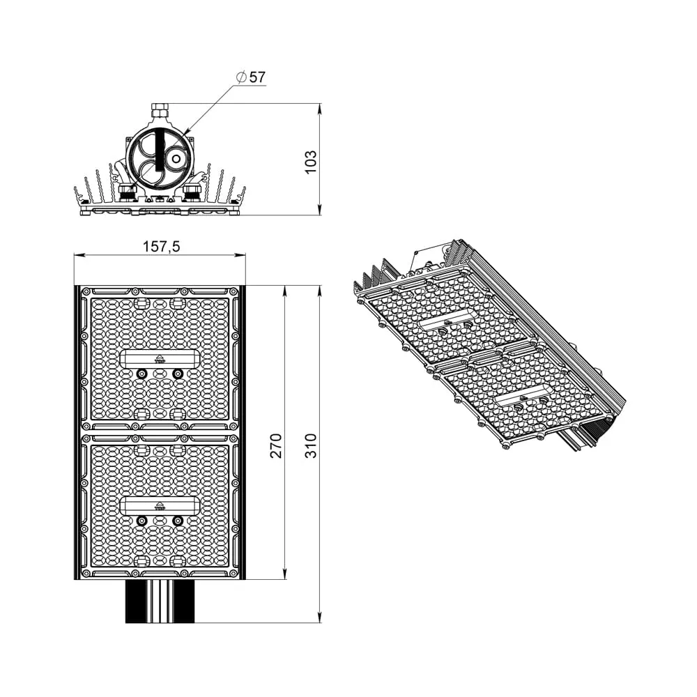 Highway v2 ML 100 (3G) CRI70 3000К 155х70°