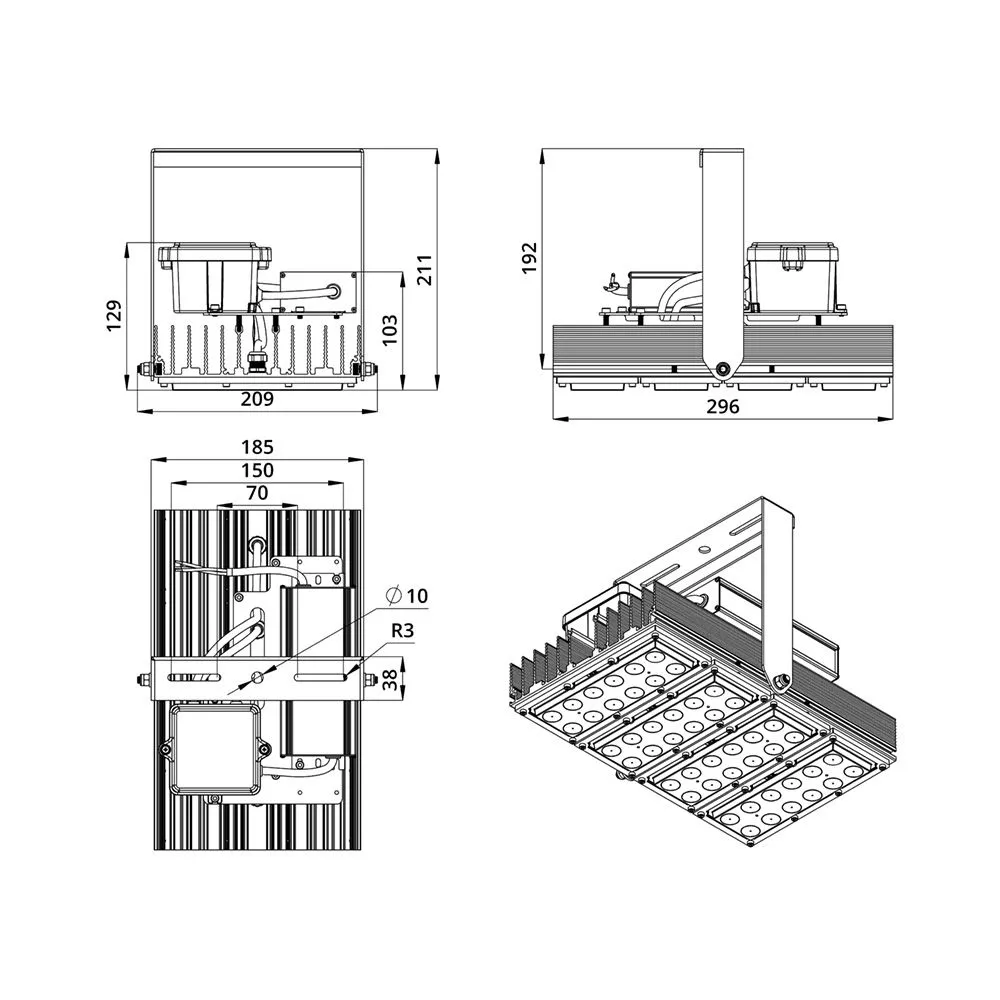 Project SVO 100 CRI90 5700К 55°