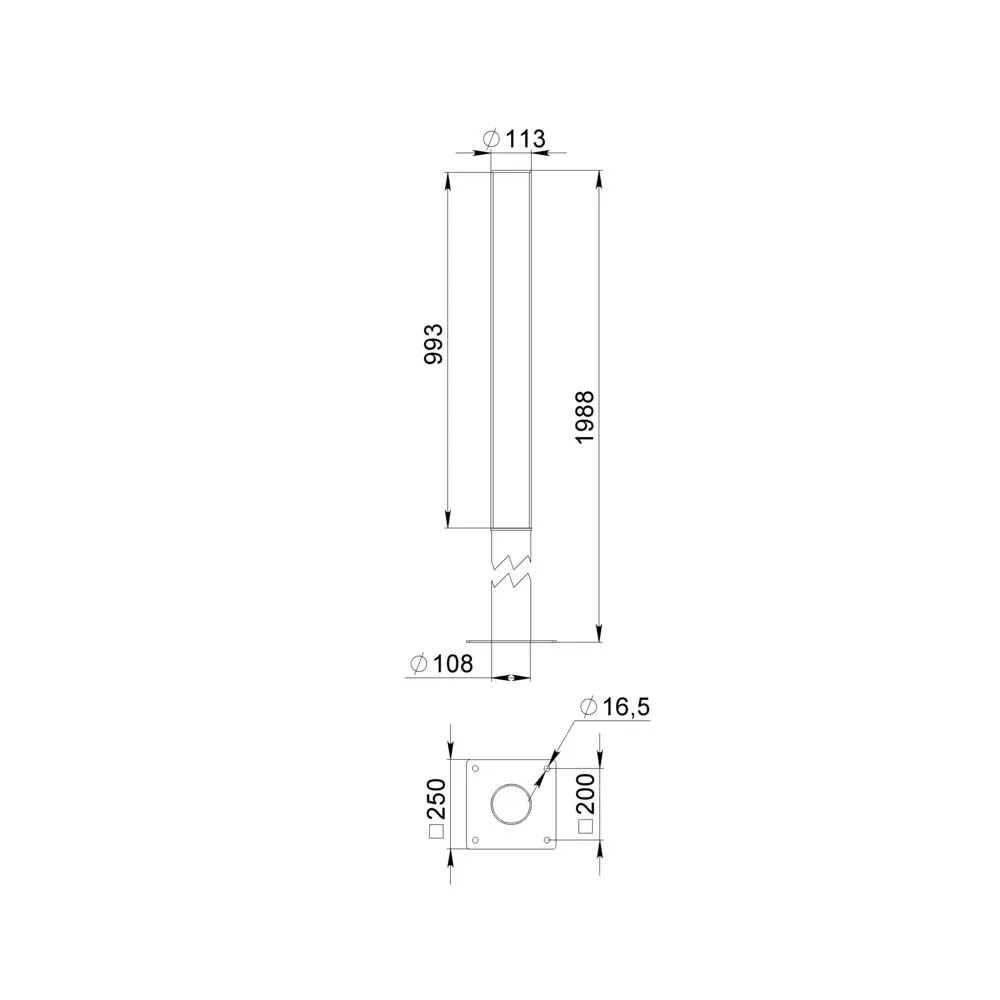 Tall 30 S 2000/1000мм CRI80 3000К