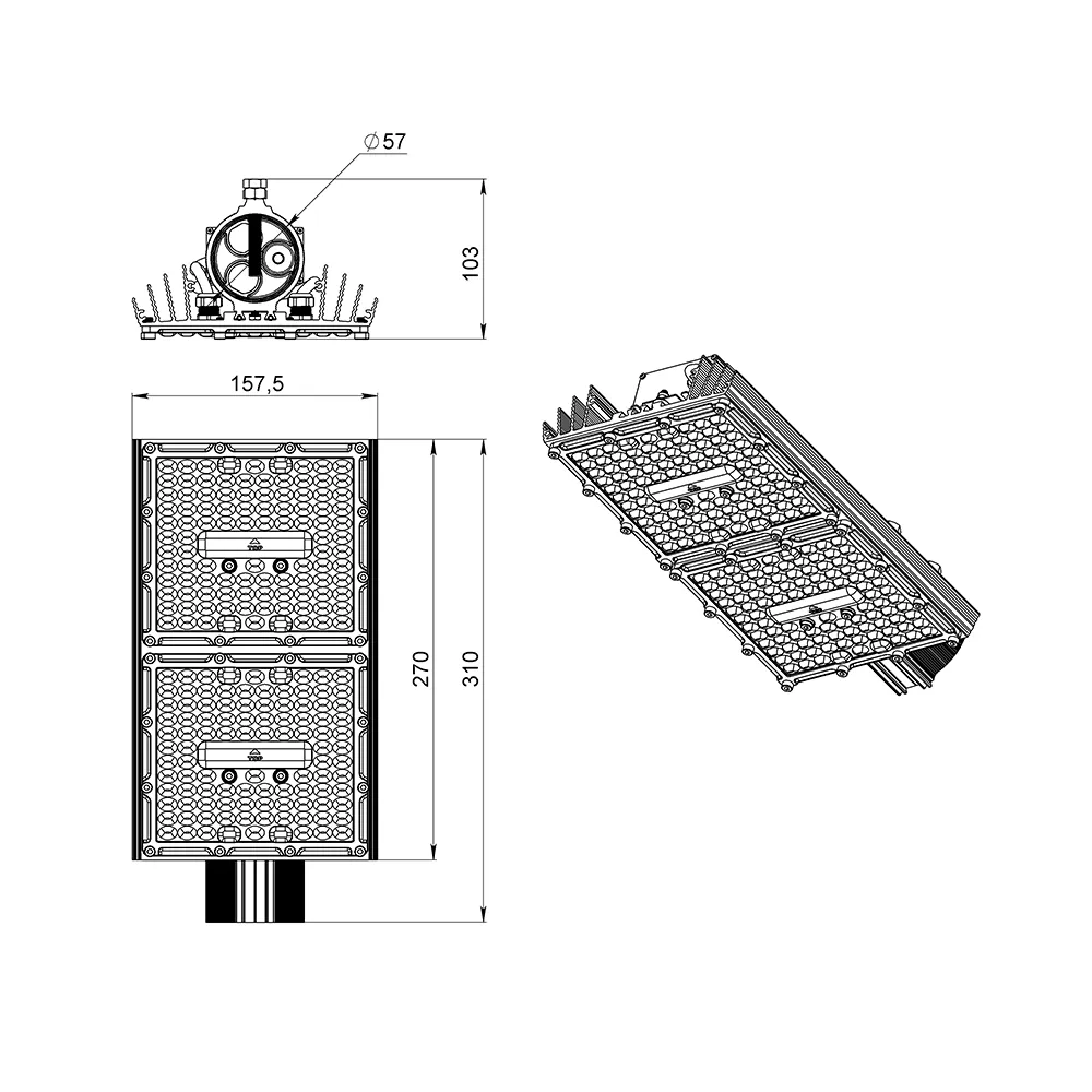 Highway v2 ML 80 MAX CRI70 3000К 155х70°