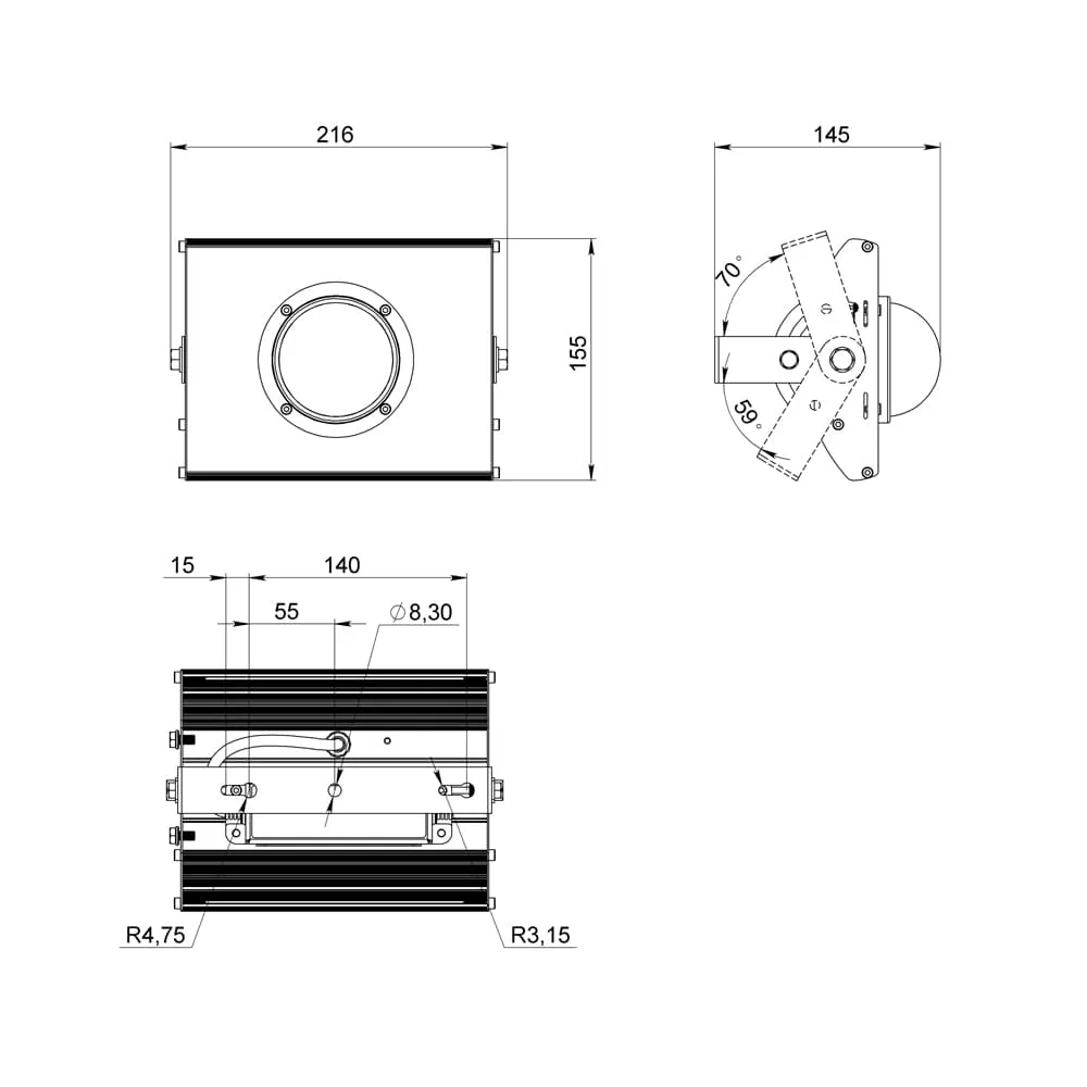 Project v2 60 CRI70 4500К 130х30°