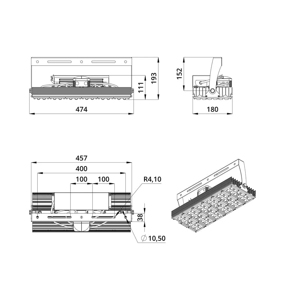 Project SVO 200 CRI70 4000К 130х30°