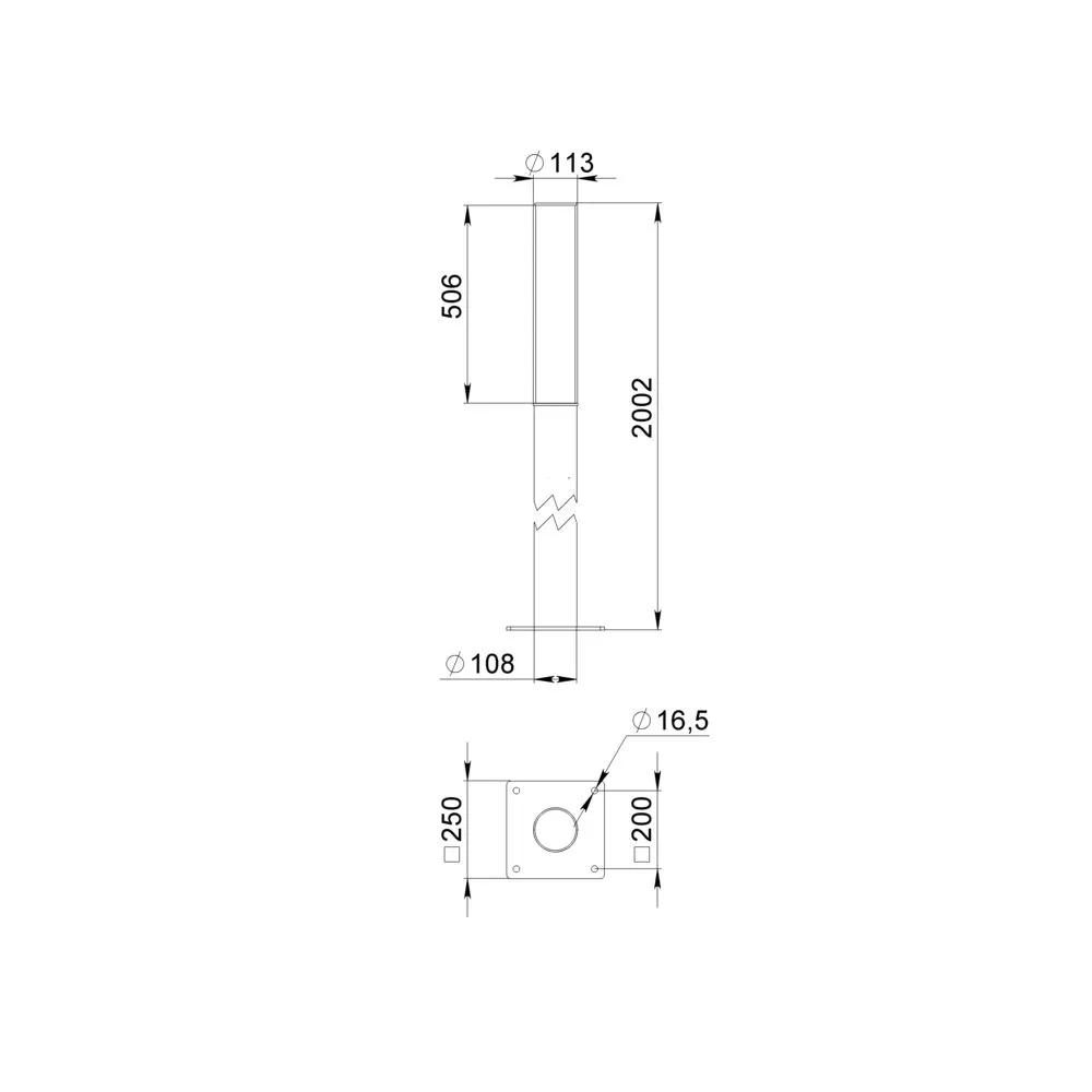 Tall 15 S 2000/500мм CRI80 3000К