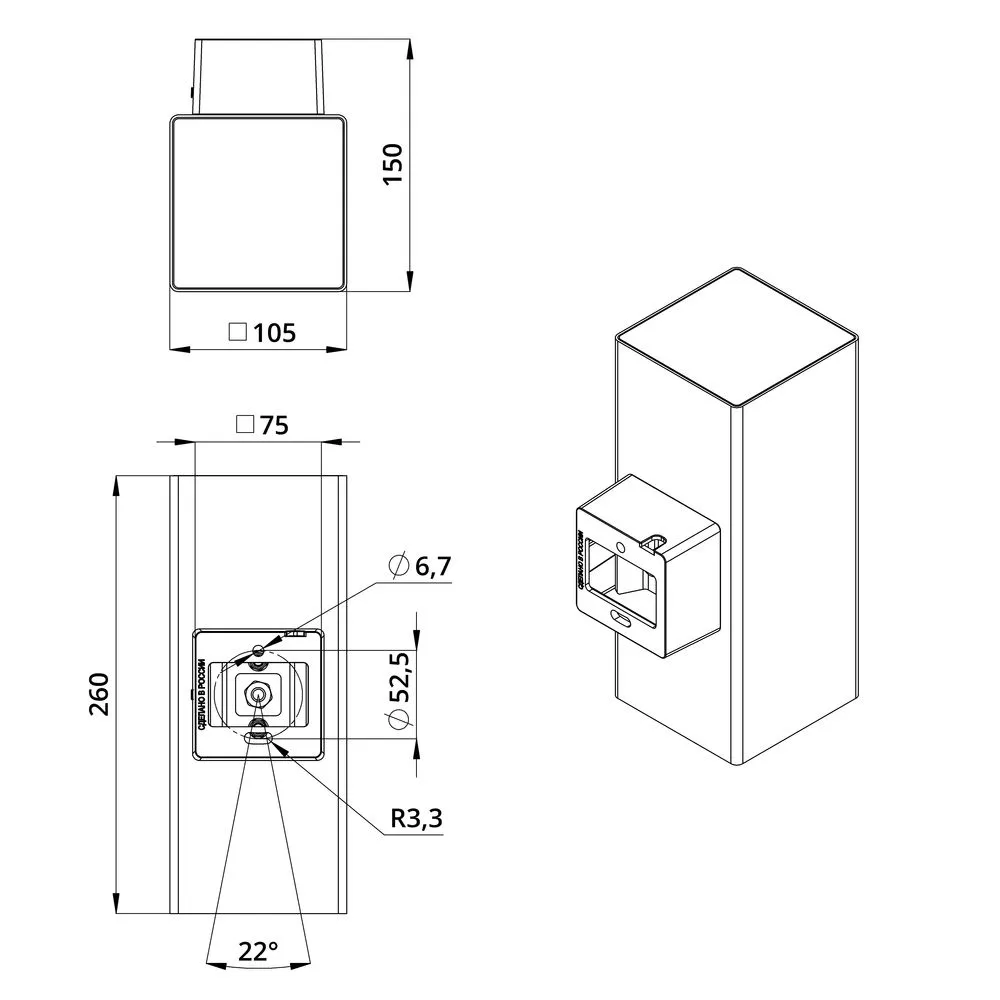 Accent Cube 48 Duo CRI80 4000К 15° Скрытый монтаж