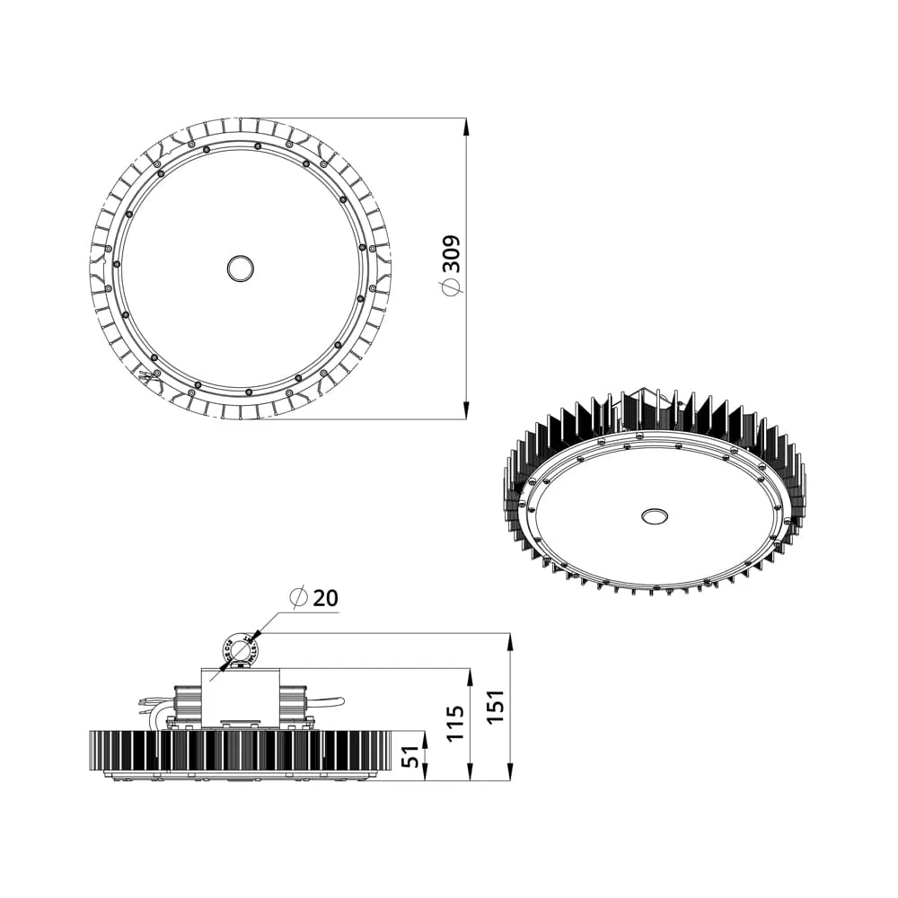 D-MA v3 ML 100 CRI70 5000К 120°