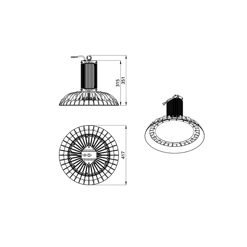 NEO Termal + 100 L CRI70 3000К 120° Закаленное стекло