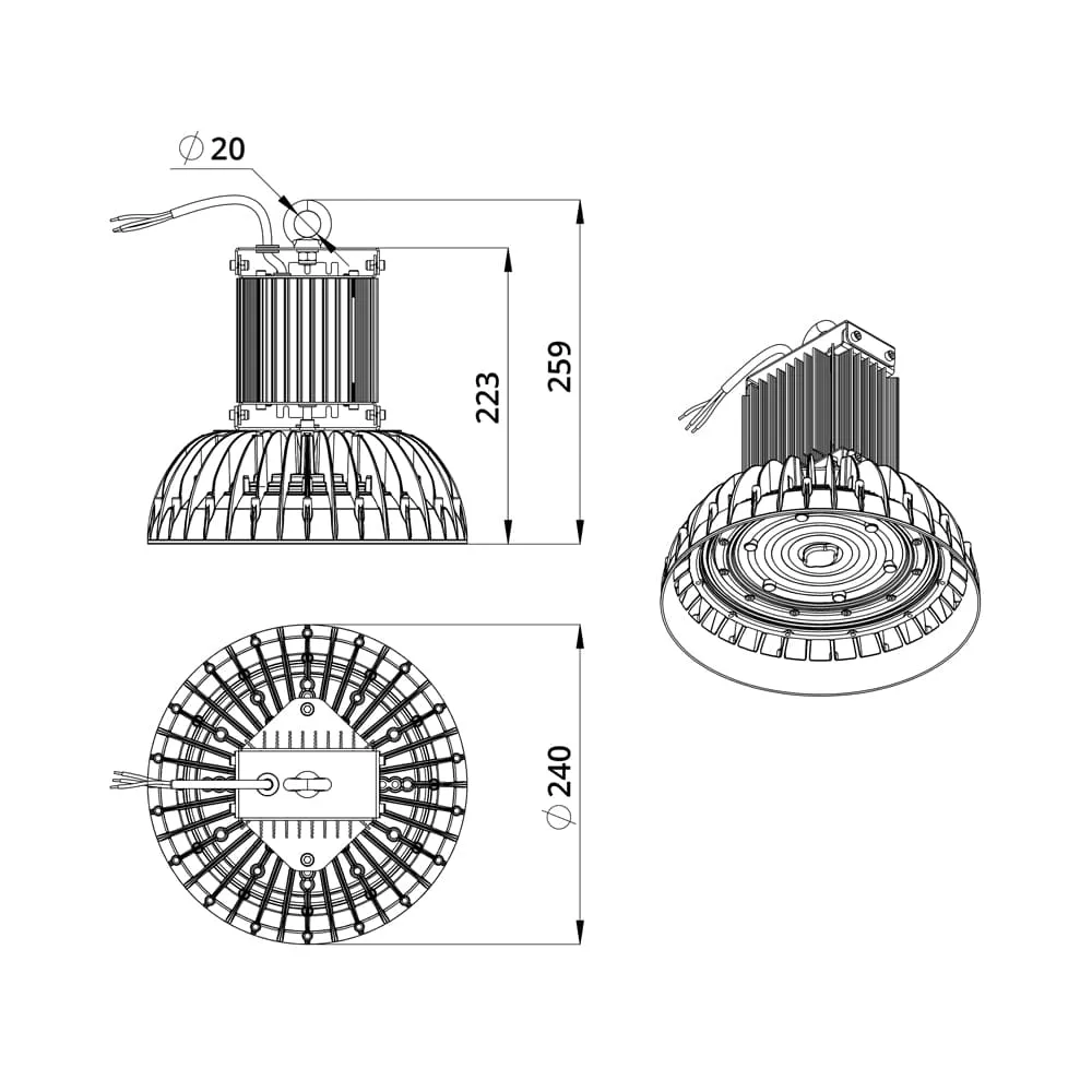 NEO Termal 50 M CRI70 5000К 120°